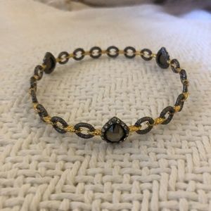 ALEXIS BITTAR Elements Pyrite Crystal Bangle